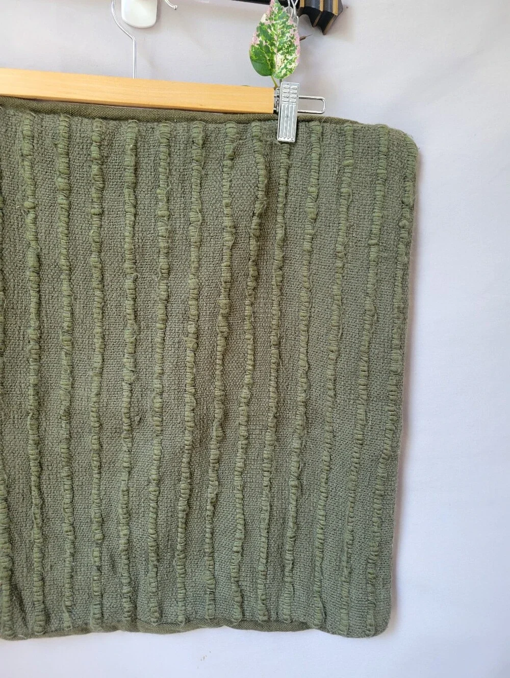 West Elm Corded Linen Blend Throw Pillow Cover 20 x 20